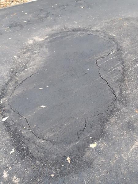 В Тольятти образовались трещины на новом асфальте