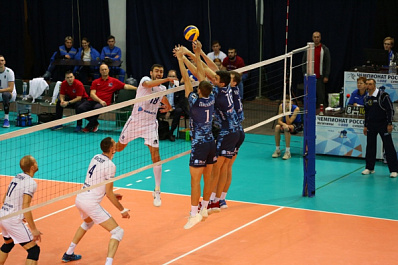 Волейбольная "Нова" в матче Суперлиги обыграла на выезде "Ярославич"
