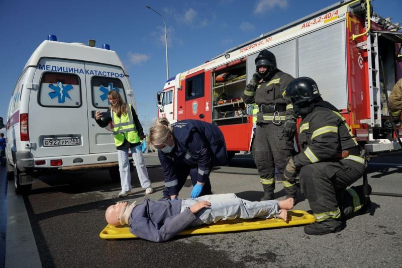 На Обходе Тольятти отработали навыки спасения людей