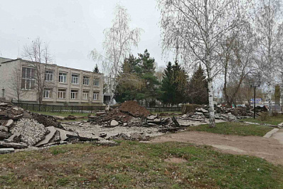 В Похвистневе полным ходом идут работы по благоустройству одной из центральных улиц 