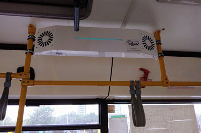 В тольяттинских автобусах установили дезинфекторы