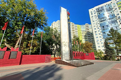 В самарском парке Победы подключают к газу Вечный огонь