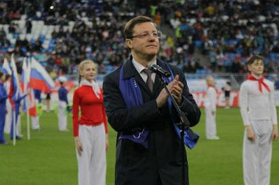 Дмитрий Азаров обратился с приветственной речью к гостям и участникам ЧМ-2018