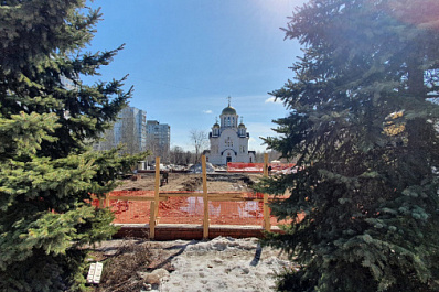 Первый этап благоустройства парка "Воронежские озера" стартовал в Самаре в апреле 2022 года