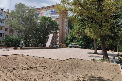 Благоустройство сквера Первых Космонавтов в Самаре завершено на 80 %