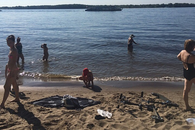 Стартовали работы по благоустройству центрального пляжа в Октябрьске