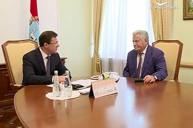Дмитрий Азаров встретился с кандидатом на пост председателя Самарской губдумы Геннадием Котельниковым