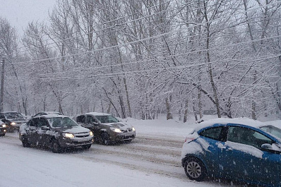 Снегопад решил задержаться в Самарской области