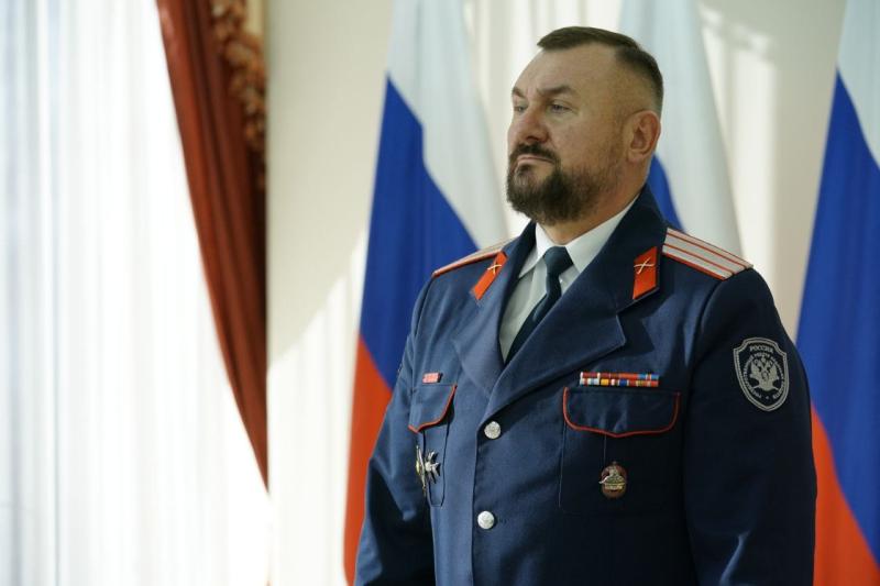 Вячеслав Федорищев провел рабочую встречу с атаманом Всероссийского казачьего общества Виталием Кузнецовым