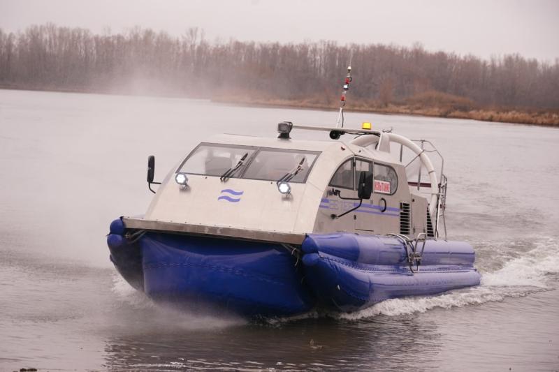 Со скоростью ветра: новое судно-амфибия может скользить по земле, воде и льду