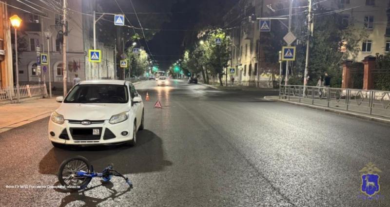 В Самаре в аварии на улице Льва Толстого пострадал 10-летний велосипедист