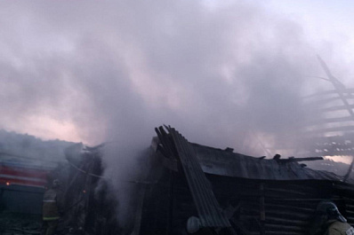 В Самарской области тушили дом на 60 "квадратах"