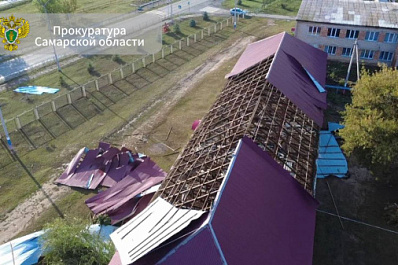 В Хворостянском районе ликвидируют последствия урагана