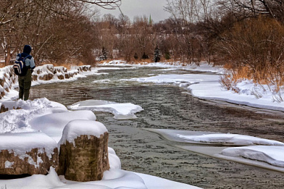 На реках Самарской области начался ледостав