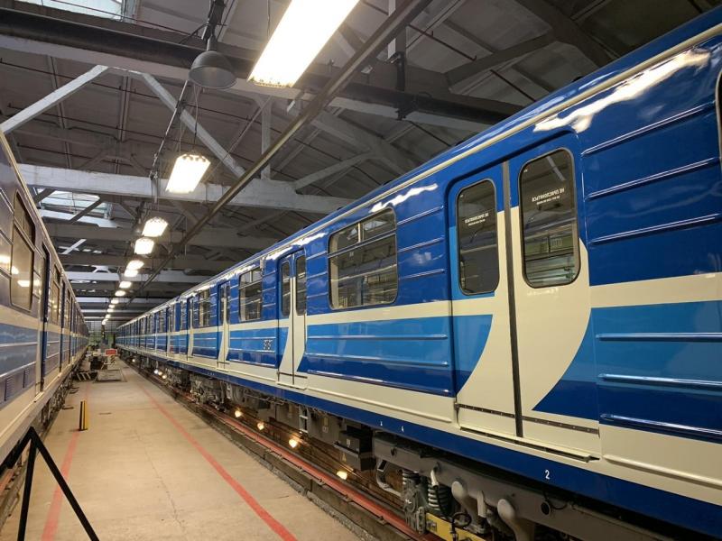 В Самаре обновили ещё 5 вагонов метрополитена