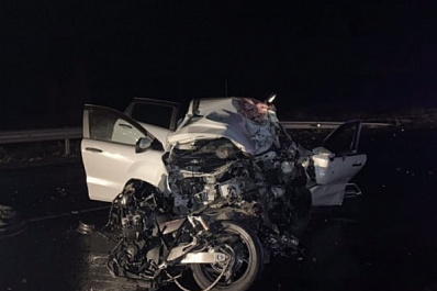 В Самарской области мотоциклист погиб при столкновении с легковушкой 