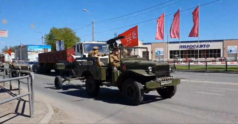 В Самаре прошел автопробег, посвященный Дню Победы