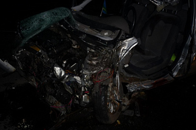 В Самаре погиб водитель "Калины", вылетев навстречу грузовику