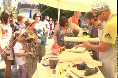 Для жителей Самары проходят бесплатные мастер-классы по работе с деревом