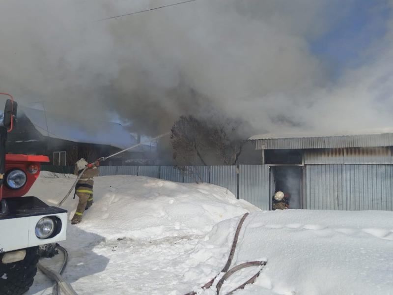 В Самарской области 20 февраля сгорел жилой дом