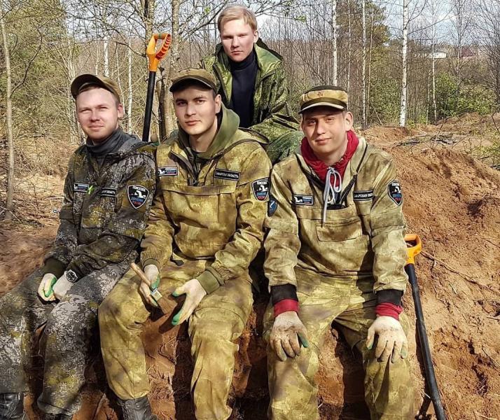 Самарские поисковики обнаружили останки пяти бойцов Красной Армии в Тверской области