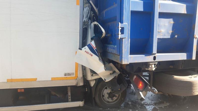 В Самарской области в ДТП на трассе погиб водитель грузовика