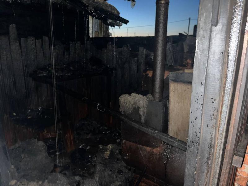 В Самарской области полыхала баня на 15 "квадратах"