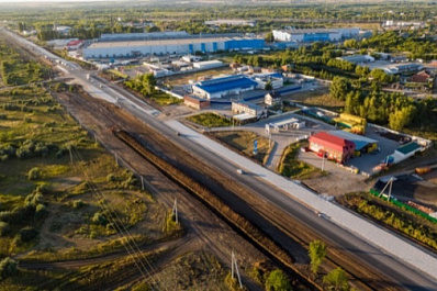  В Самарской области продолжается реконструкция трассы  Кинель – Богатое – Борское по дорожному нацпроекту