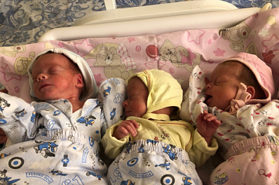 Самарская больница "бьет рекорды" по количеству тройняшек