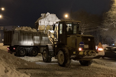 Из Самары за день вывезли 7,5 тыс. тонн снега