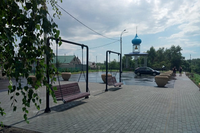 Завершена реконструкция набережной на реке Сок в Красном Яре