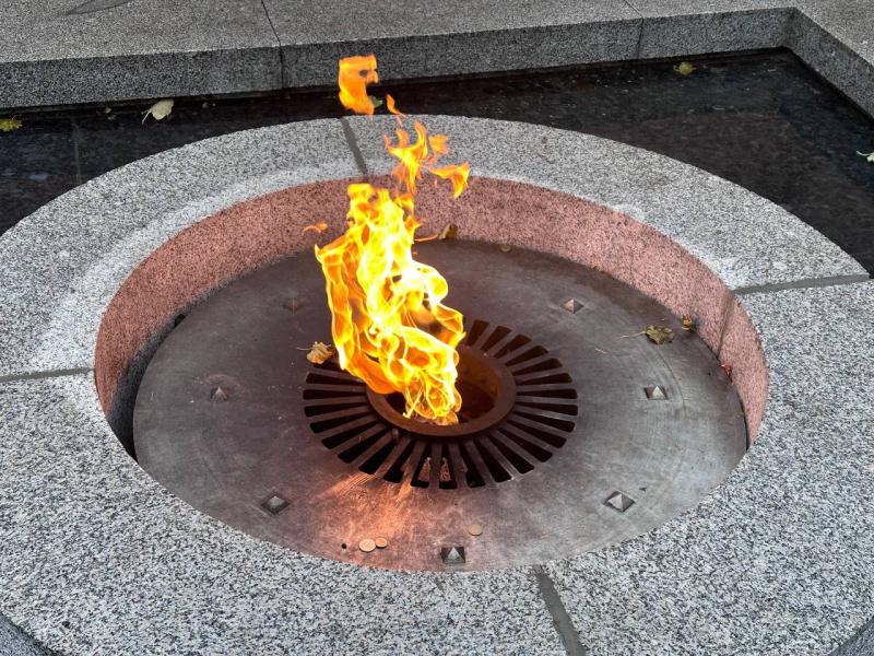 Детям в Отрадном рассказали историю создания сквера Победы