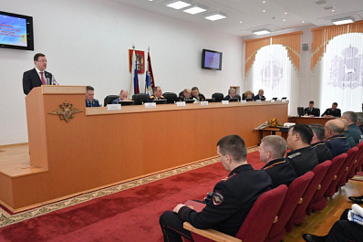 В Самаре состоялось расширенное заседание коллегии регионального ГУ МВД