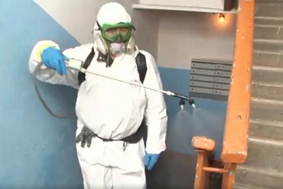 В Жигулевске сотрудники Госжилинспекции проверили качество санобработки общественных мест