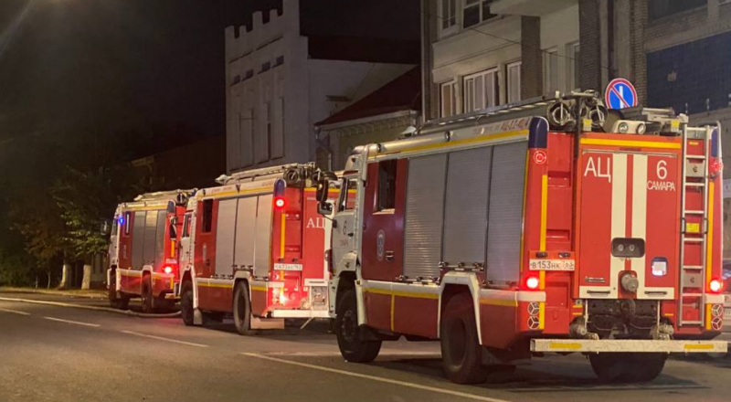В Самаре горел бар на Молодогвардейской