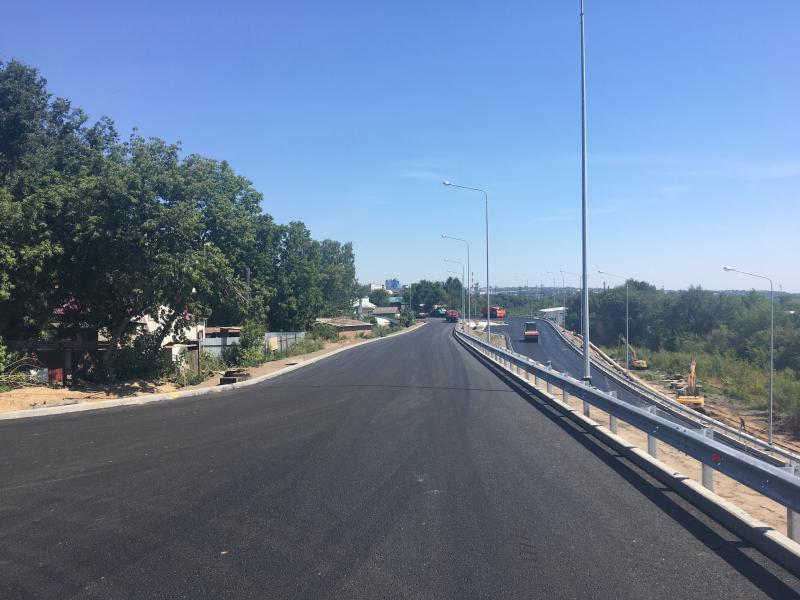 Развязку на ул. Фрунзе в Самаре заасфальтировали