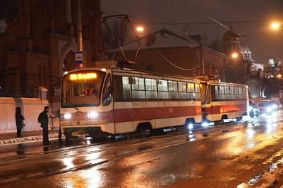 10 апреля в Самаре на Ново-Садовой встали трамваи