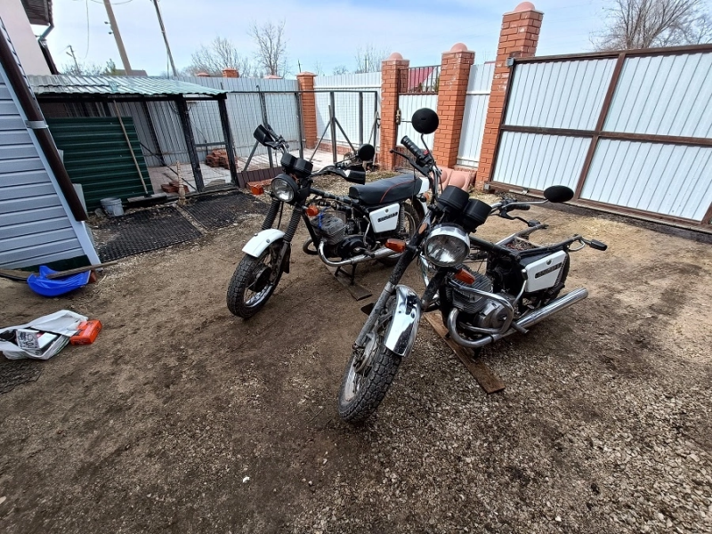 В свободное время самарский полицейский реставрирует советские мотоциклы