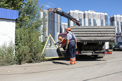 В Самаре одну "пирамиду позора" поставили для двоих должников
