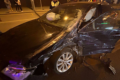 Авария из пяти автомобилей парализовала Московское шоссе в Самаре
