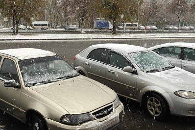 В Самарской области выпал первый снег