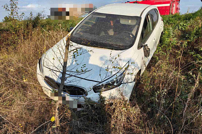 На трассе у Сызрани бензовоз столкнулся с легковушкой