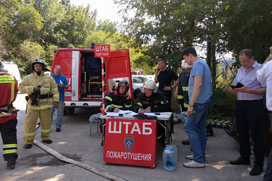 Пожар на складе в Самаре локализован