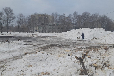 В Самаре расчищают площадку для строительства детсада на ул. Ташкентской