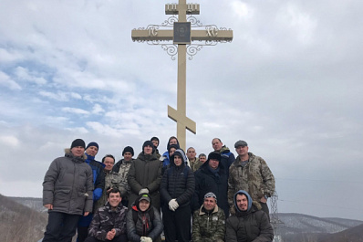 Под Самарой на горе Тип-Тяв установили 6-метровый крест