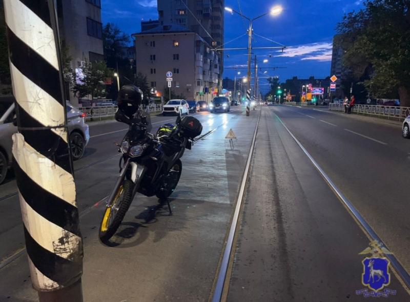 В Самаре мотоциклист попал в ДТП в день своего рождения и оказался в больнице