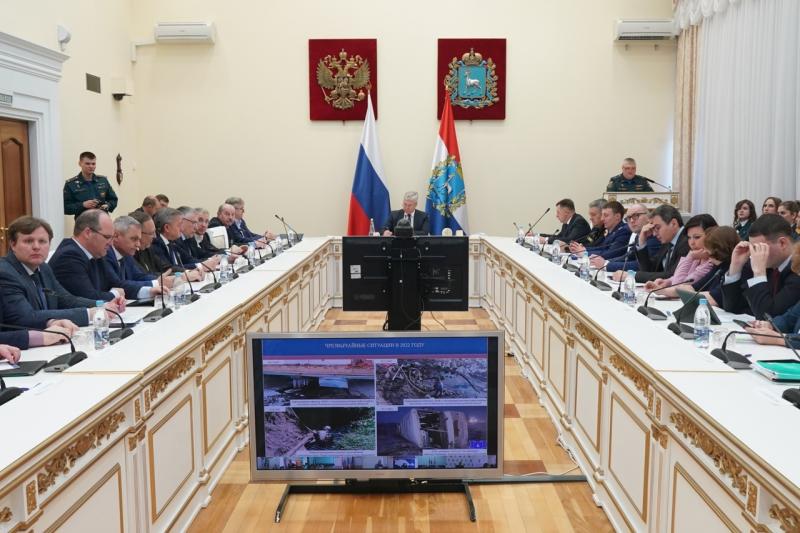 В Правительстве Самарской области подвели итоги работы региональной системы предупреждения и ликвидации ЧС в прошлом году и определили задачи на 2023-й