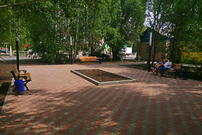 В селе Исаклы благоустроили улицу Куйбышевскую 