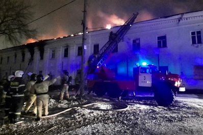 В центре Самары 17 декабря нежилую двухэтажку потушили с привлечением пожарного поезда