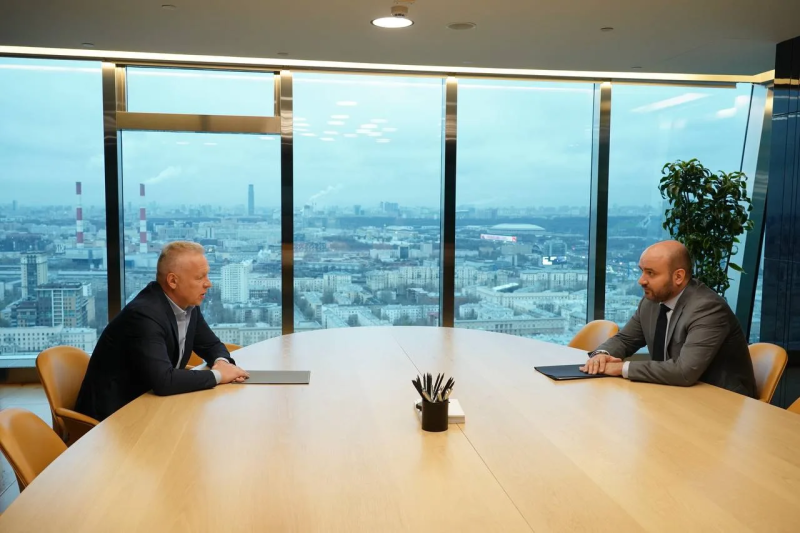 Вячеслав Федорищев в Москве провел встречу с председателем Федерации водных видов спорта России Дмитрием Мазепиным